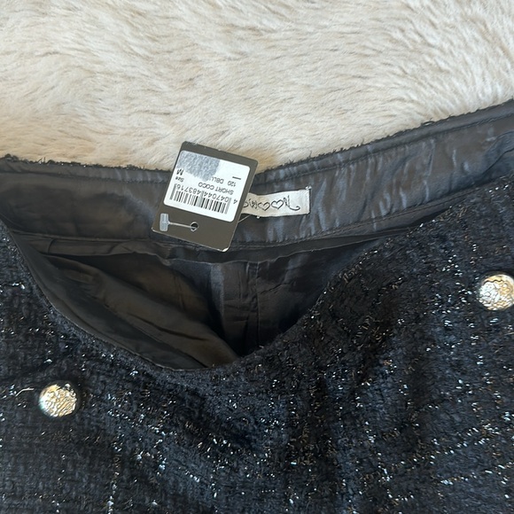Swoon TWEED BLACK SHORTS - Picture 3 of 4